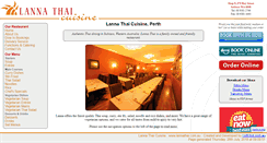 Desktop Screenshot of lannathai.com.au