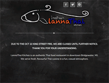 Tablet Screenshot of lannathai.ca